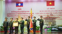 Trao tặng Huân chương cao quý của Nhà nước Việt Nam cho các tập thể, cá nhân thuộc Quân đội nhân dân Lào